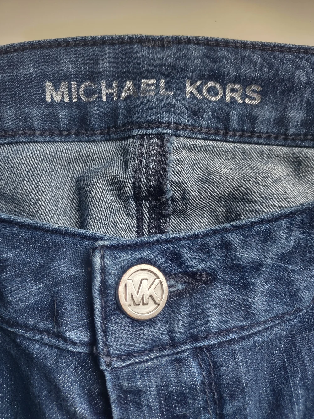 Michael Kors Dark Denim Bootcut Flare Jeans, Size 6